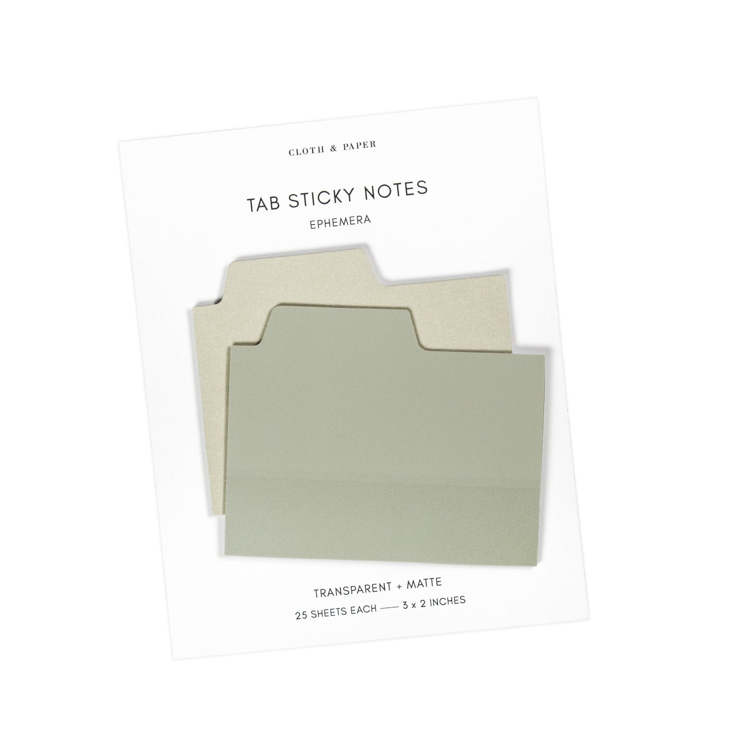 Blank Tab Sticky Note Set