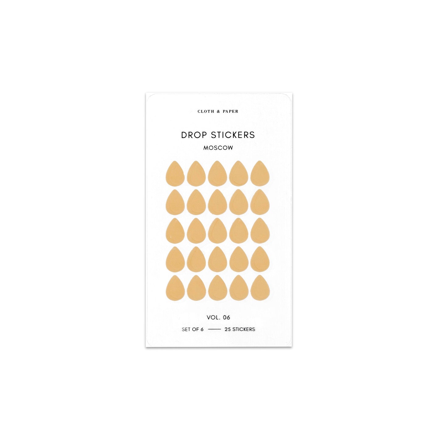 Mini Shape Sticker Set | Transparent