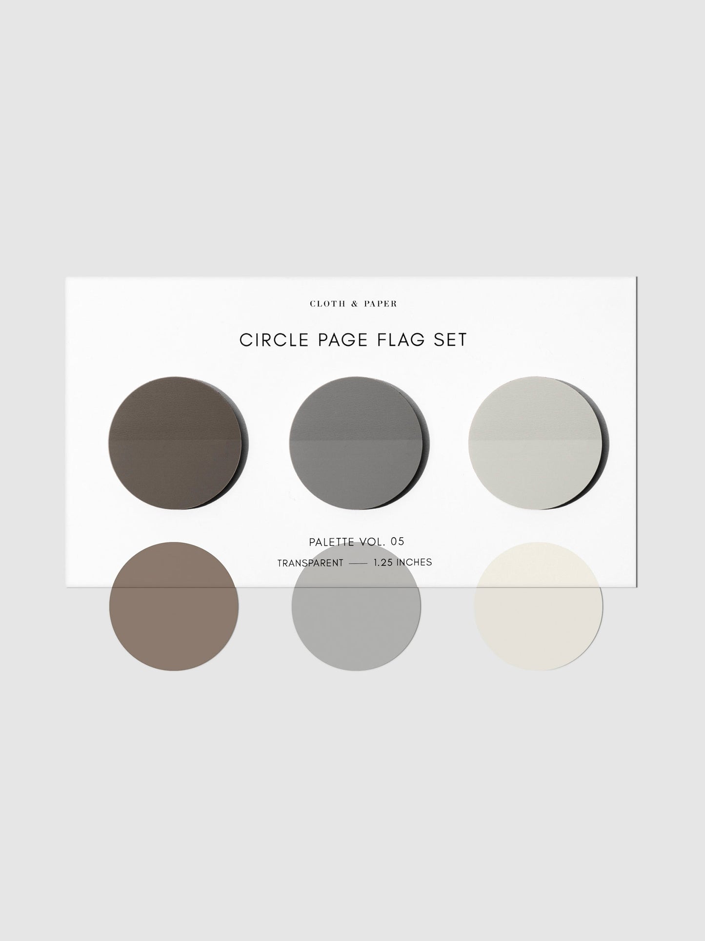 Circle Page Flag Trio