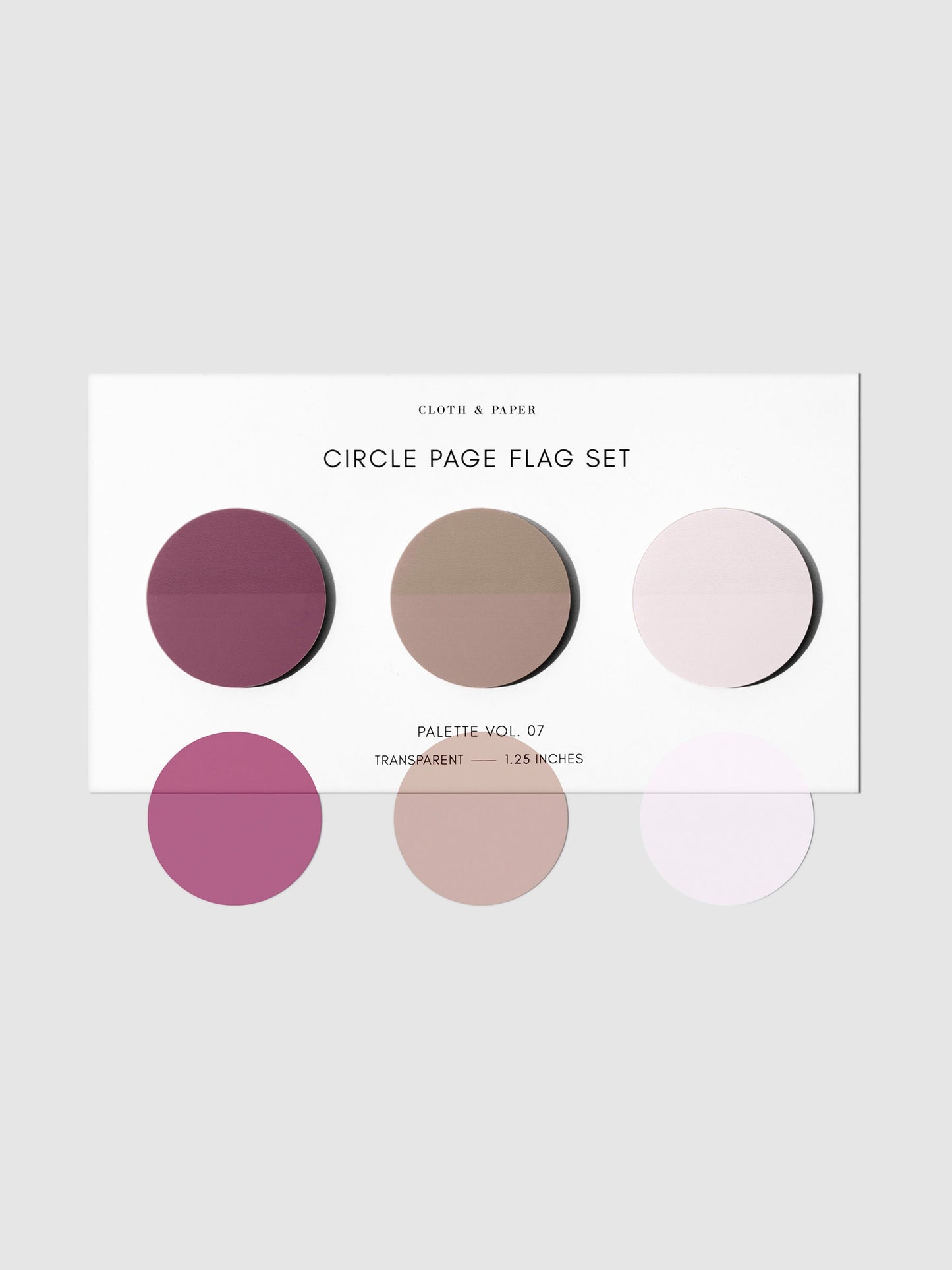 Circle Page Flag Trio