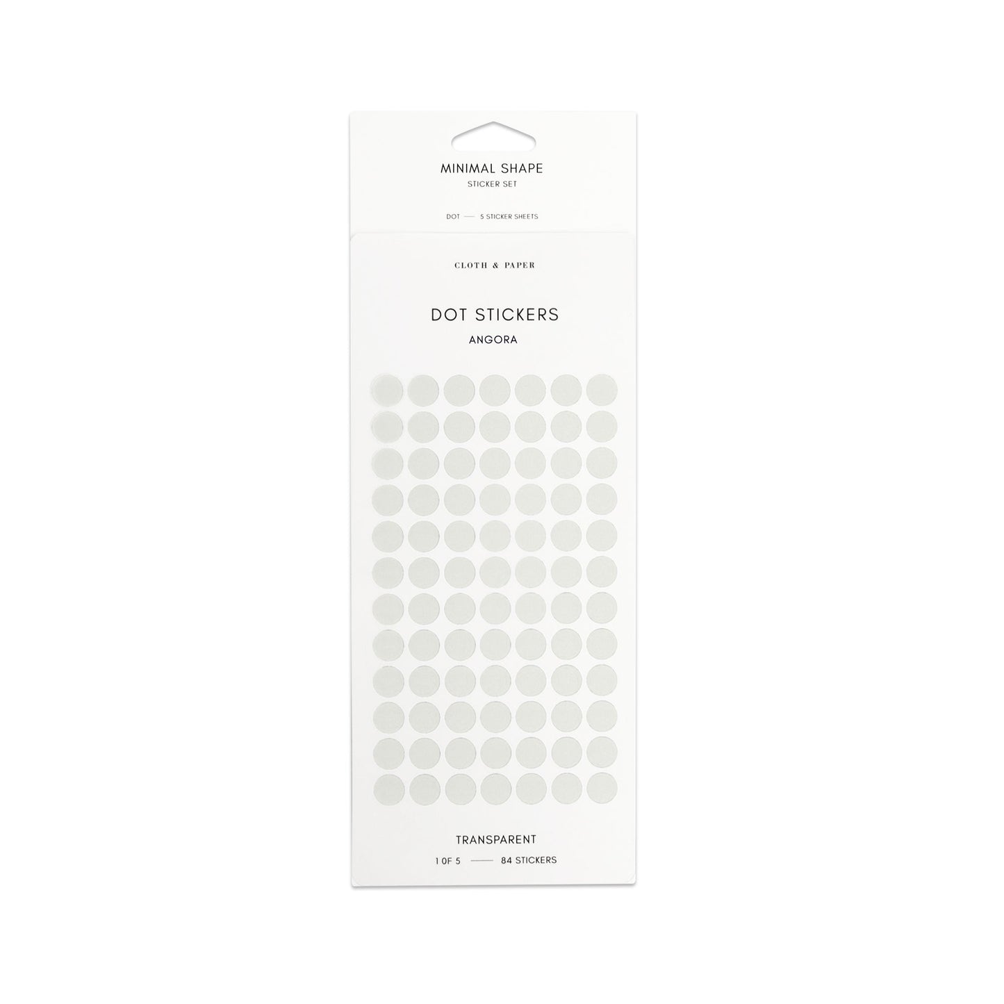 Sticker Set | Transparent | Dots