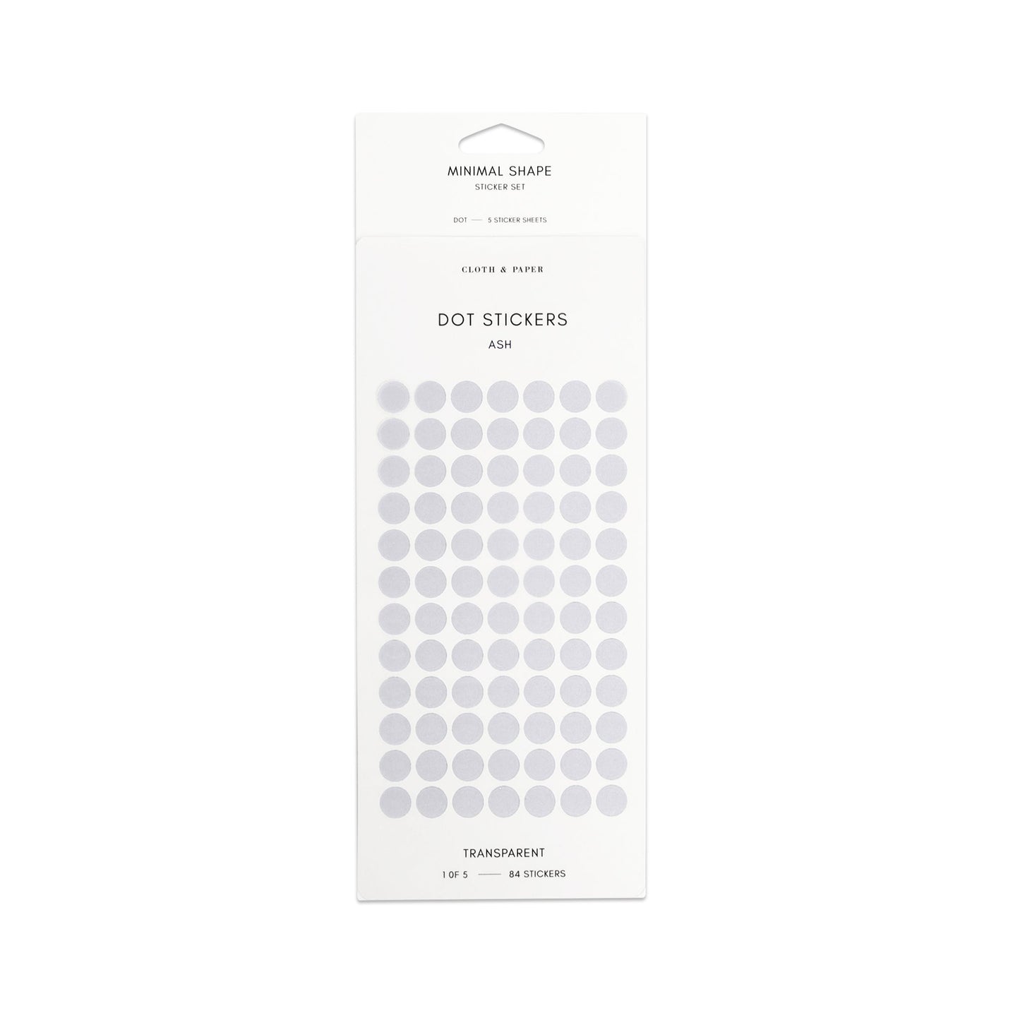 Sticker Set | Transparent | Dots