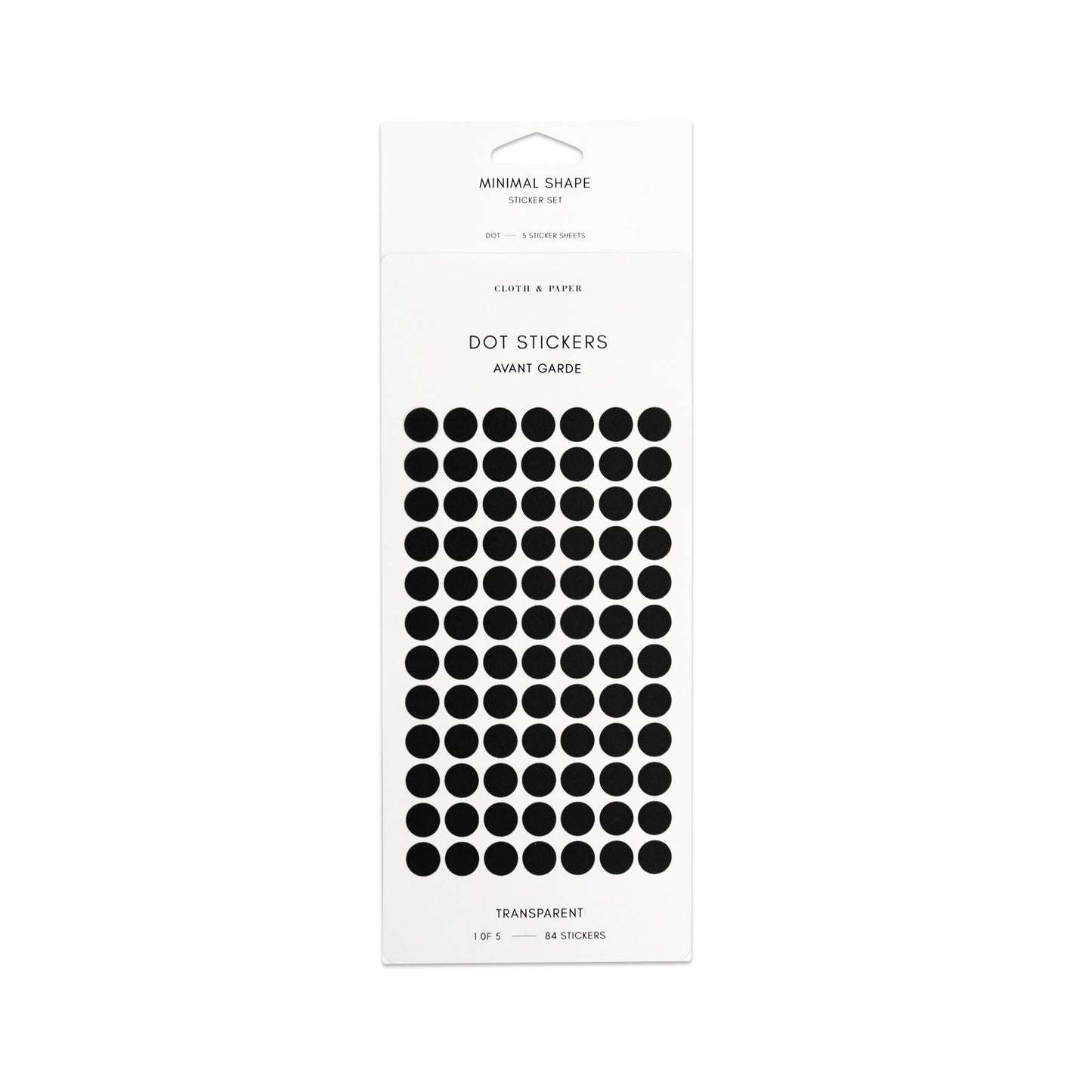Sticker Set | Transparent | Dots