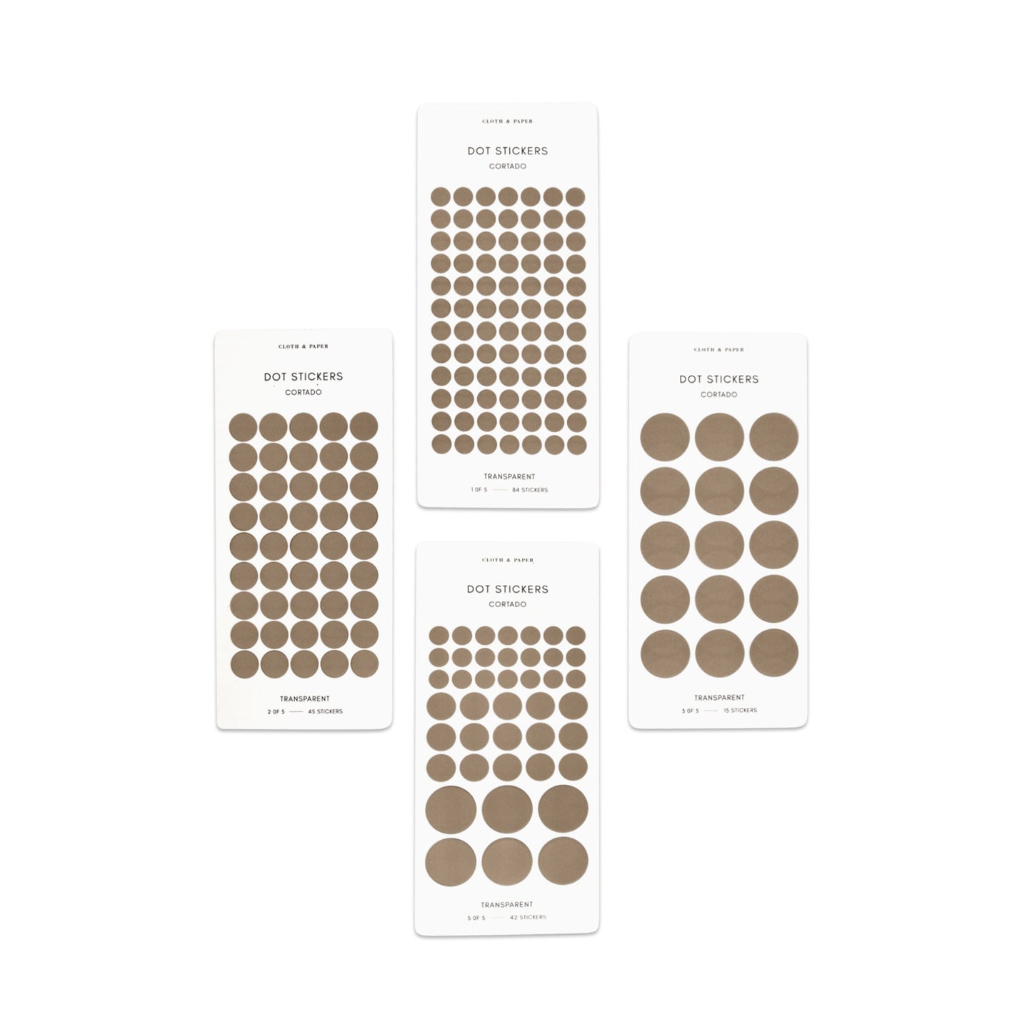 Sticker Set | Transparent | Dots