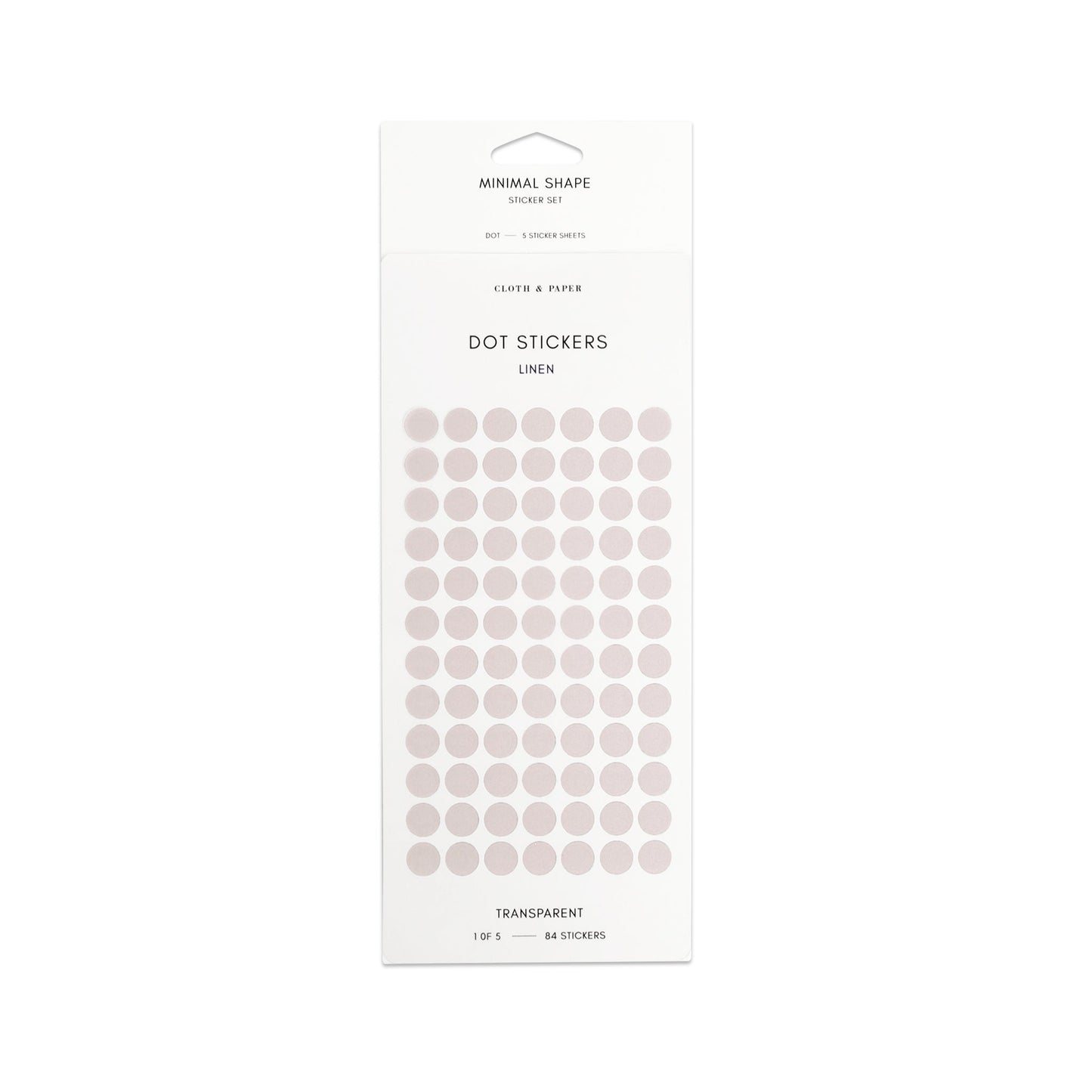Sticker Set | Transparent | Dots