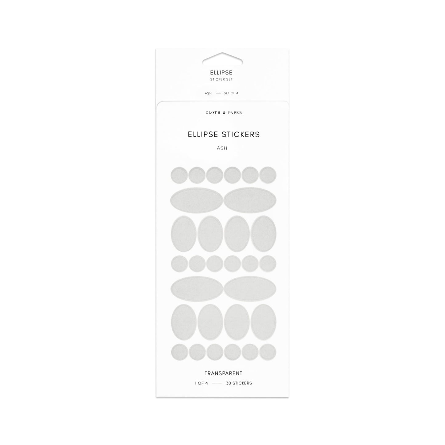 Ellipse Shape Stickers