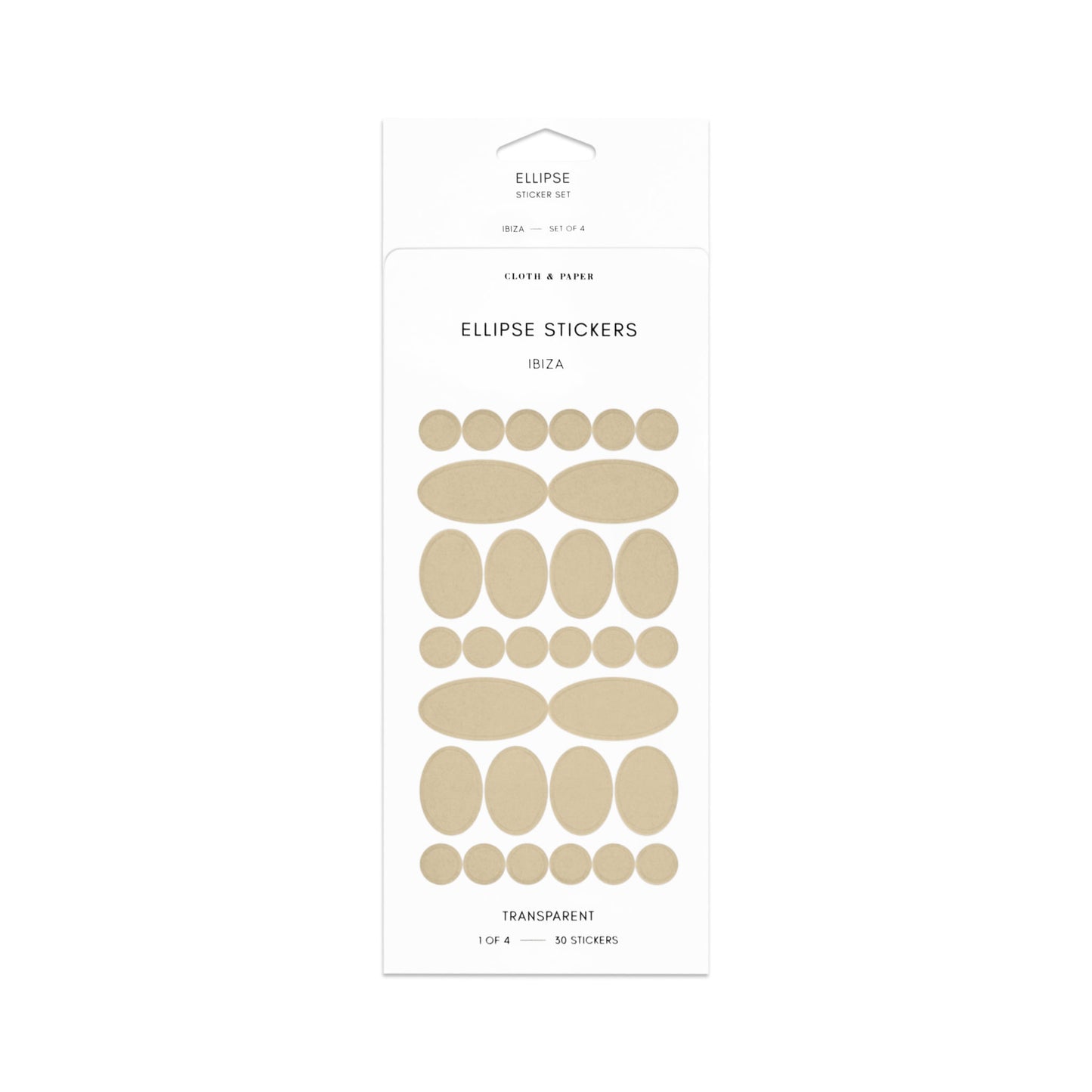 Ellipse Shape Stickers