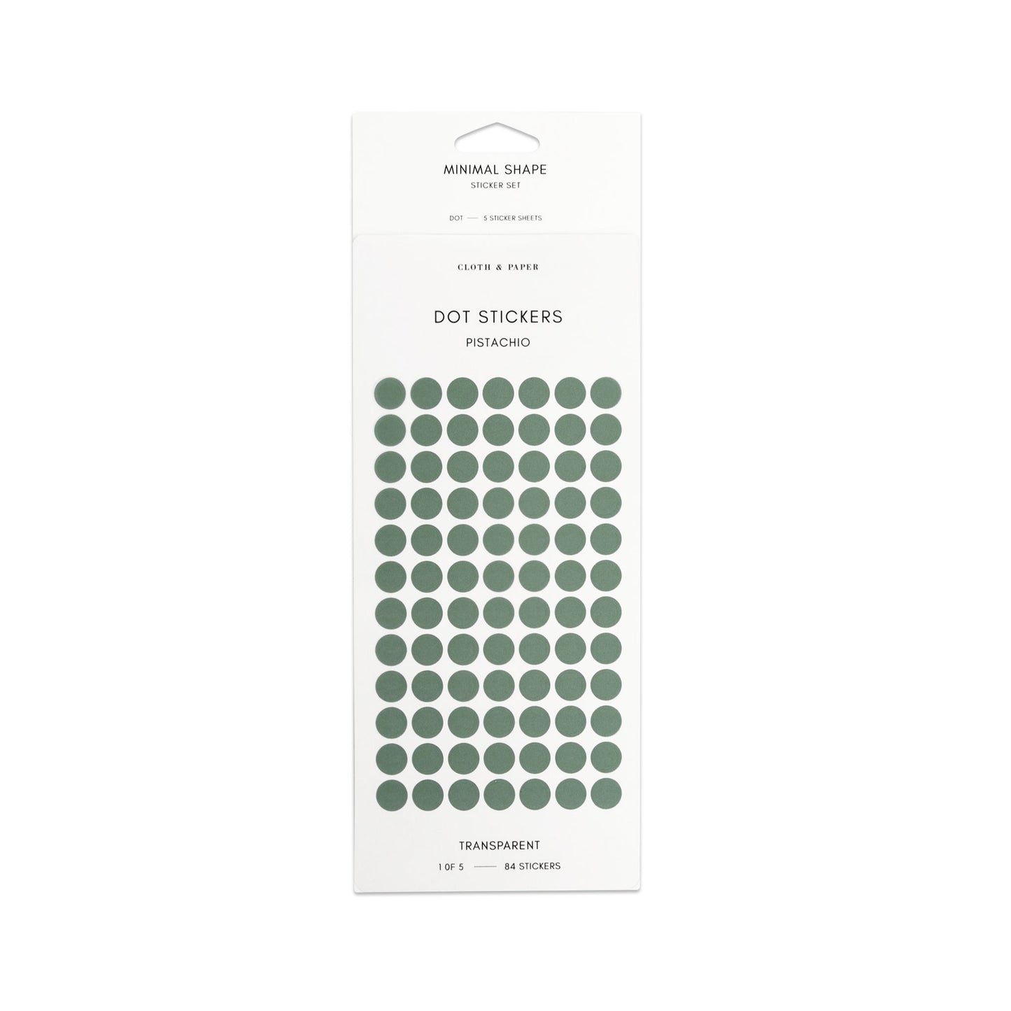 Sticker Set | Transparent | Dots
