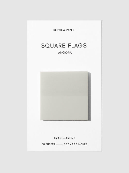 Square Transparent Page Flags