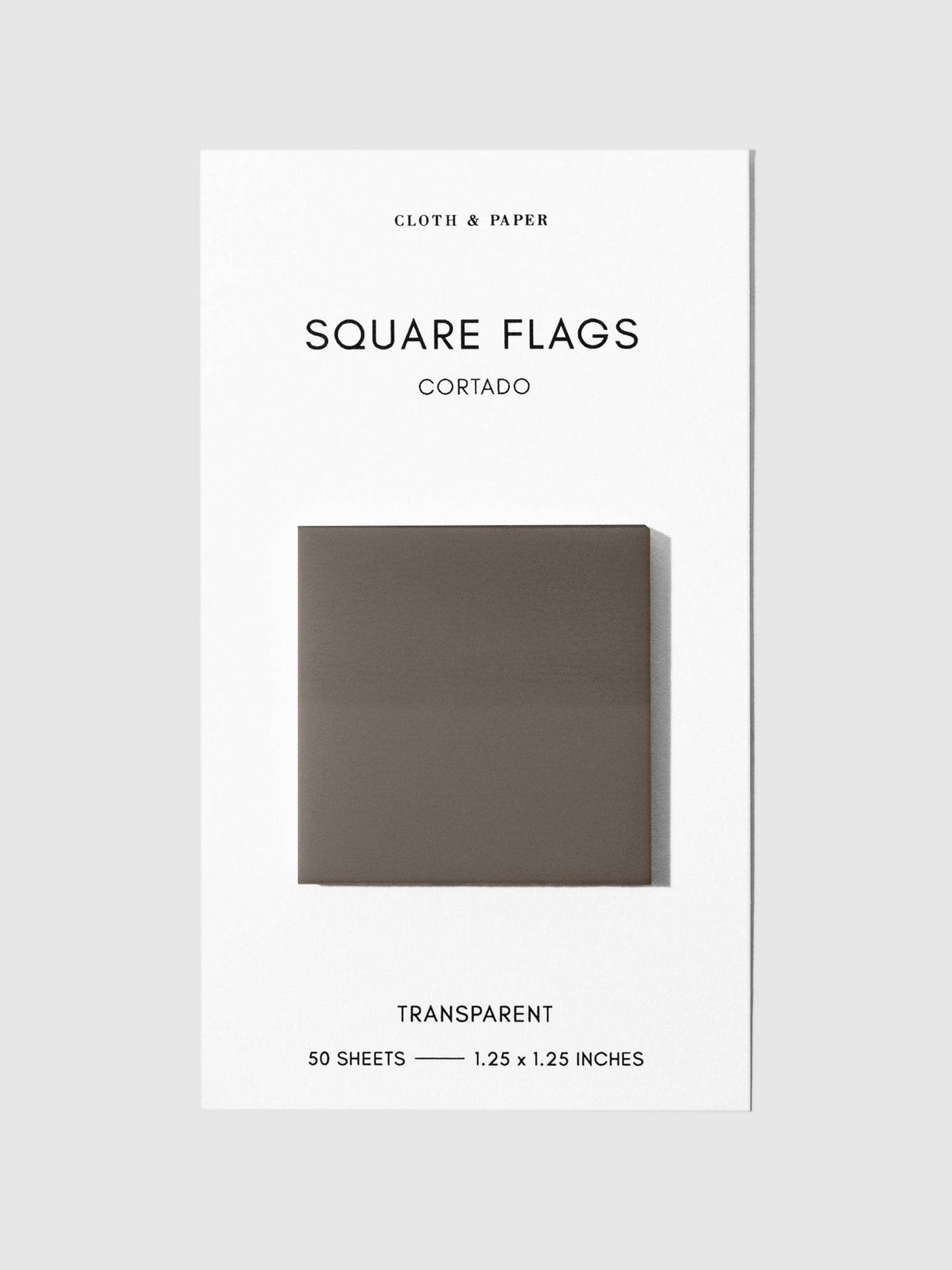 Square Transparent Page Flags