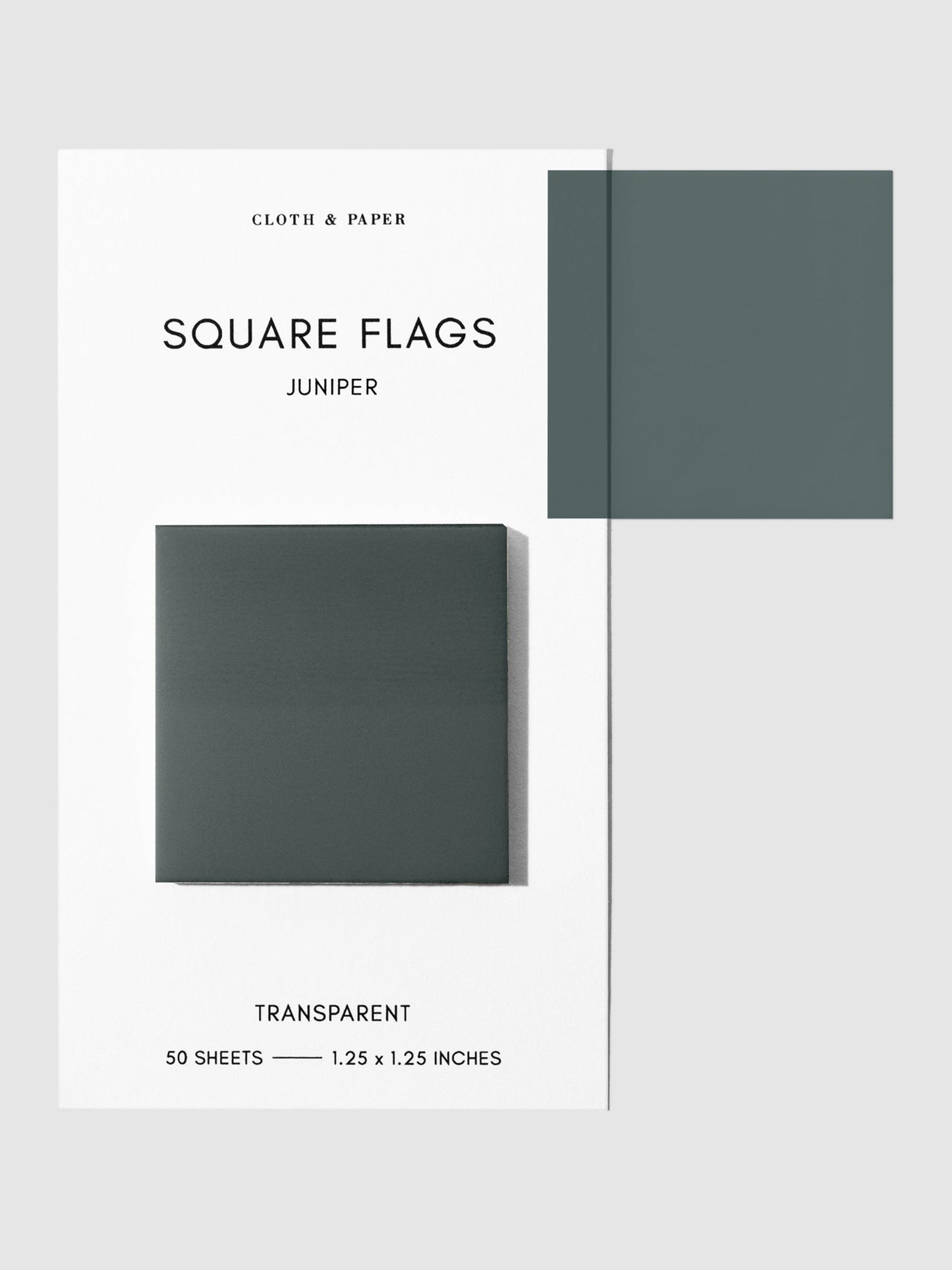 Square Transparent Page Flags
