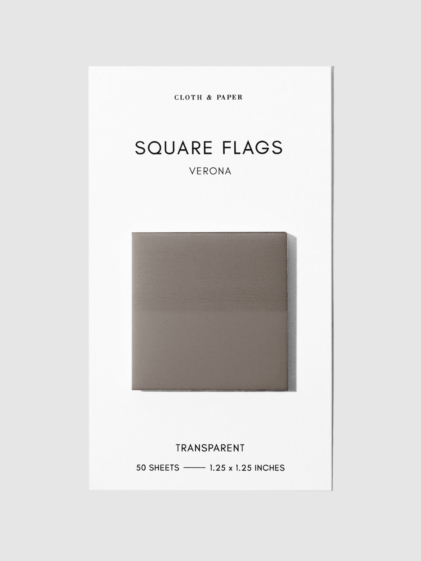 Square Transparent Page Flags
