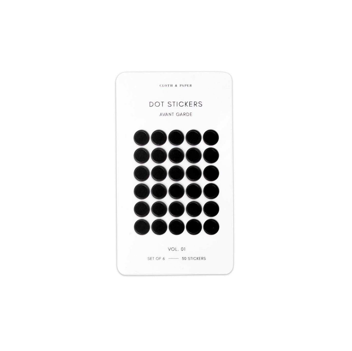 Mini Shape Sticker Set | Transparent